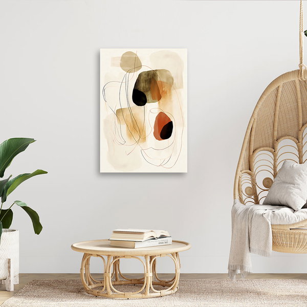 Kunstdruck auf Leinwand 'Organic Harmony'