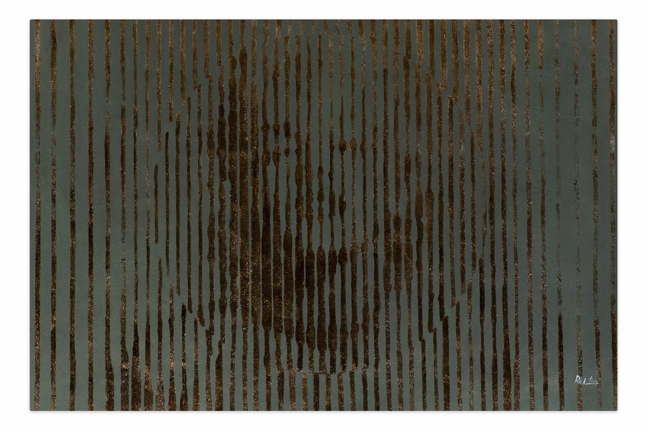 Olieverf schilderijen 'Beauty in Disguise' | Handgeschilderd unicum 180x120cm komt in de ruimte goed tot zijn recht.