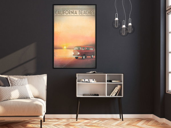 Poster 'California Beaches'