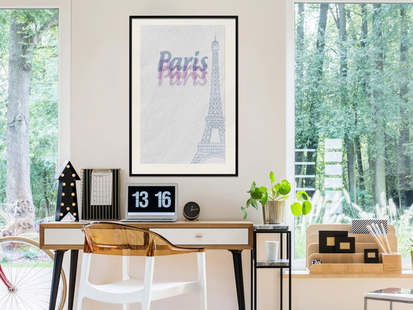 Poster 'Pastel Paris'