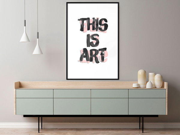 Poster 'This Is Art'