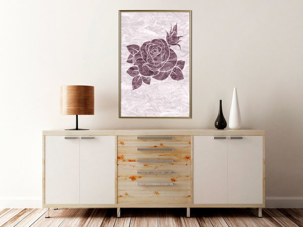 Poster 'Monochromatic Rosae'