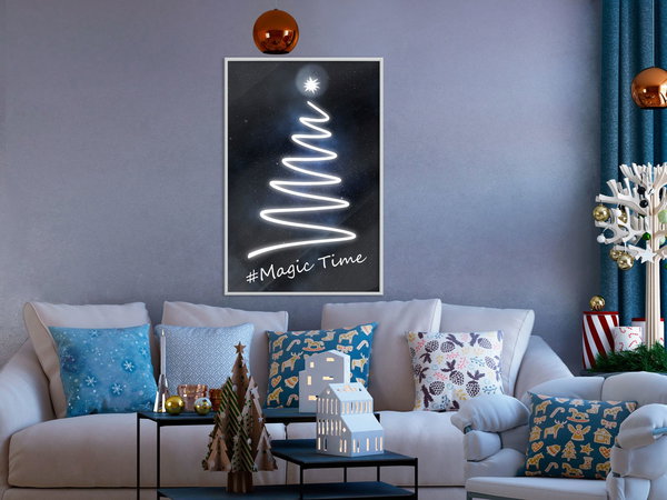 Poster 'Bright Christmas Tree'