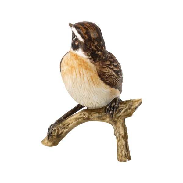 Porzellan Figur 'Braunkehlchen' von Goebel 7x9x7cm