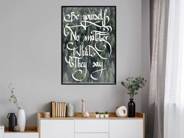 Poster 'Be Yourself'