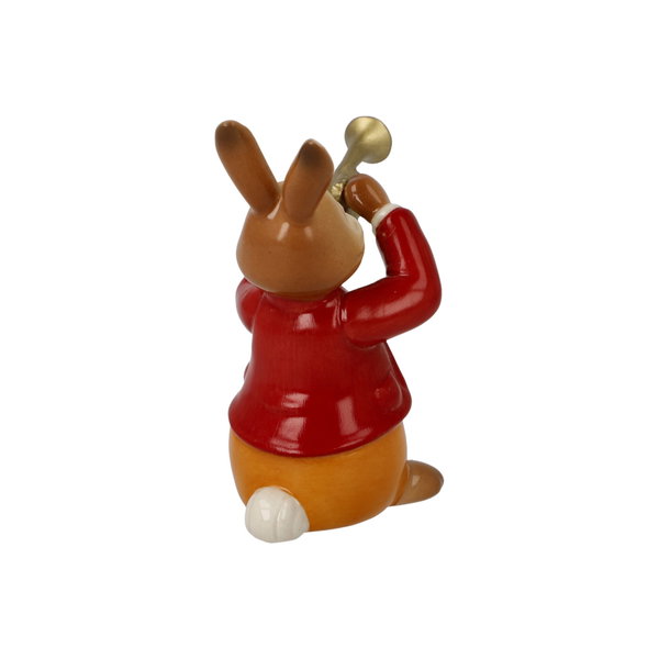 Porzellan Figur 'Eifriger Trompeter' von Goebel 6x8x4cm