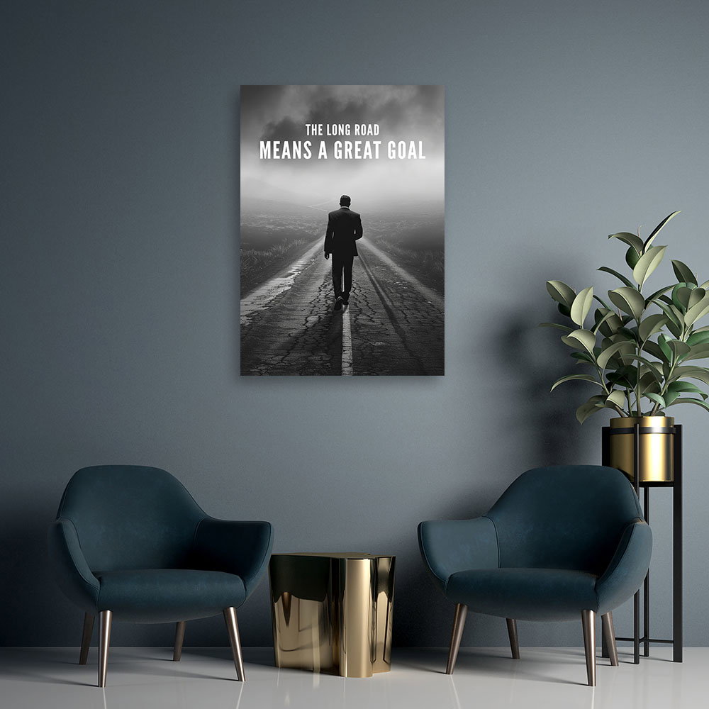 Canvas Poster 'Long Road'