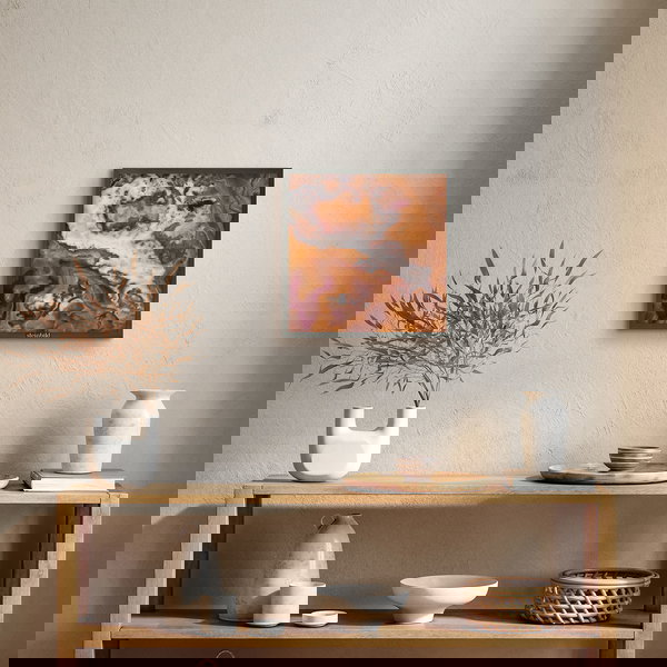 Arte Di Marmo Incorniciata 'Essential Line Drosera'