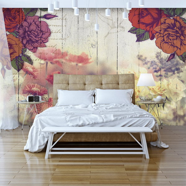 Papel pintado 'Vintage Flowers'