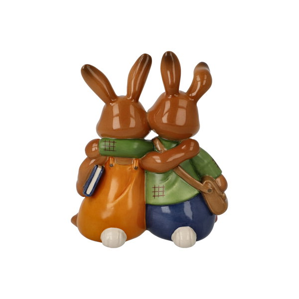 Porzellan Figur 'Schulfreunde' von Goebel 6,5x12x10cm