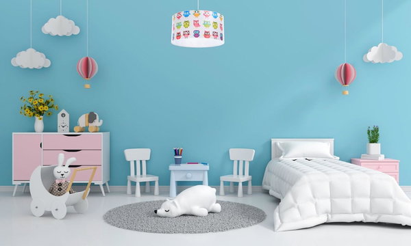 Pendelleuchte 'Foto Dreamy Owl'