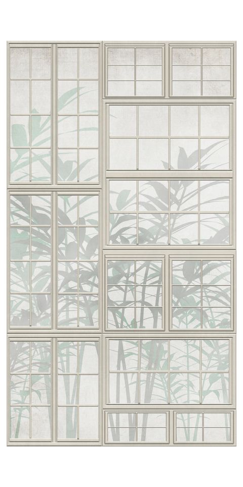 Tapeta 'Window Garden' 159x280cm