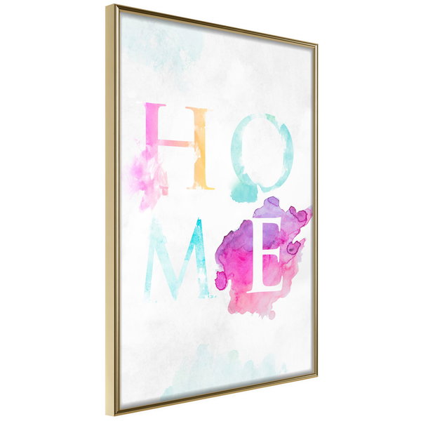 Poster 'Rainbow Home'