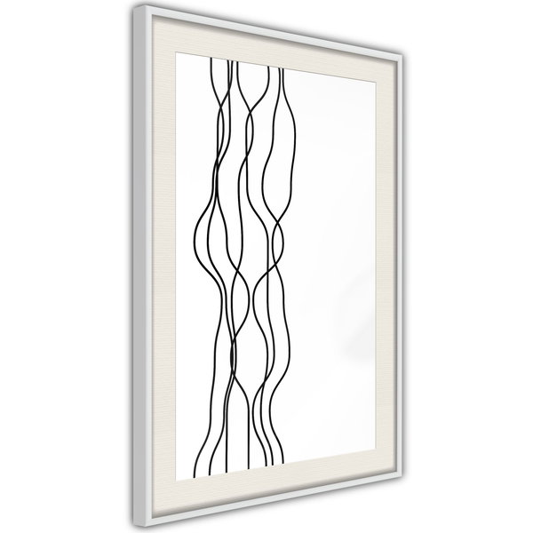 Poster 'Wavy Lines'