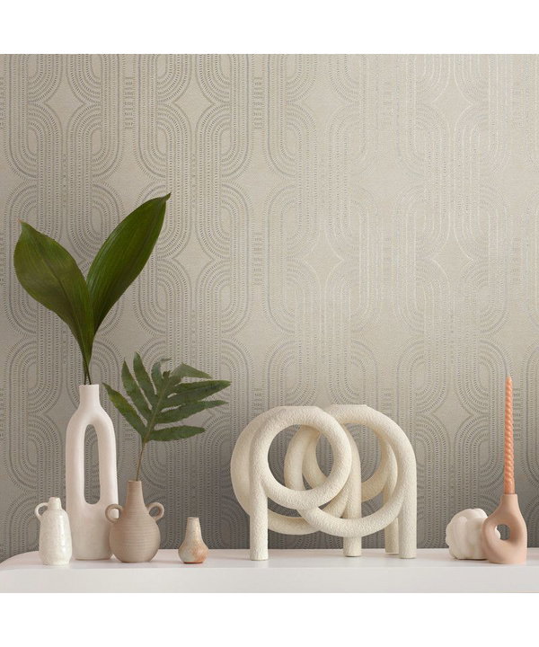 Tapete 'Curved Shapes' 53x1005cm