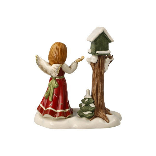 Porzellan Figur 'Himmlischer Besuch' von Goebel 11x19,5x18cm