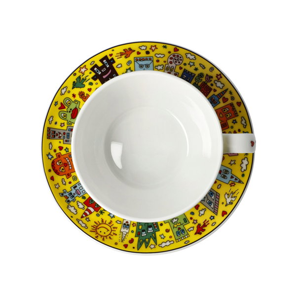 Goebel Tasse mit Untertasse 'New York Sunset'