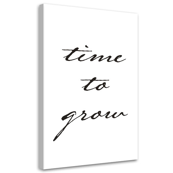 Stampa su tela 'Time to Grow'