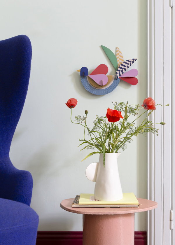 Wanddeko Papier 'Feathery Bird'
