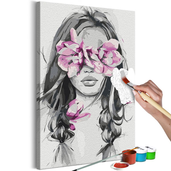 Painting by numbers adults 'Flowers On Eyes'