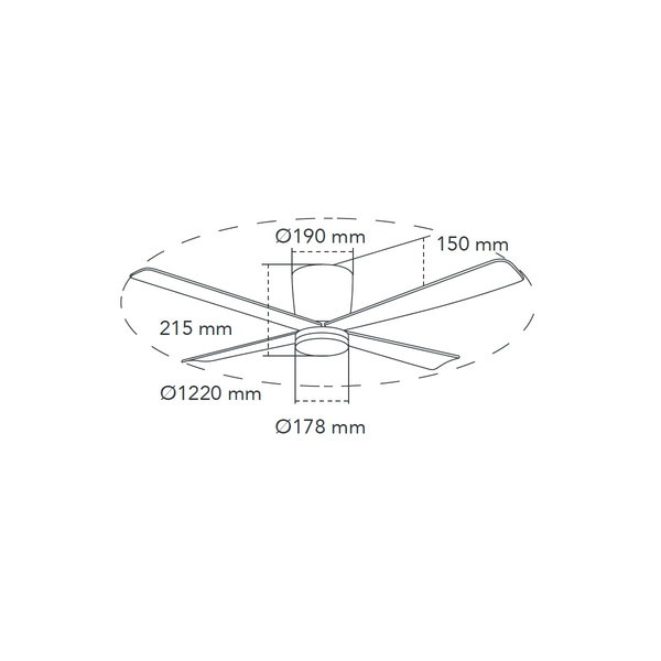 Deckenventilator 'Surat F'