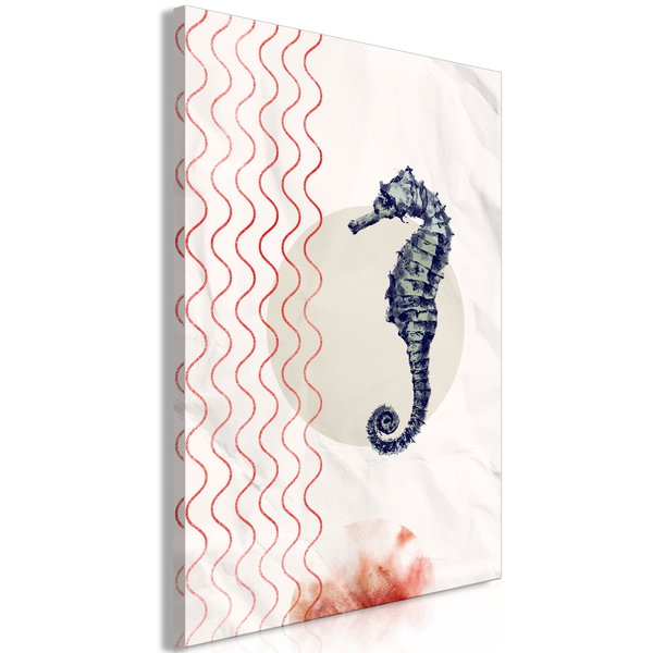 Umjetnički print na platnu 'Underwater Steed Vertical'