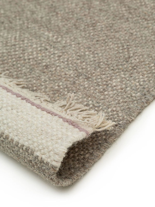 Design Wollteppich Karla Grau