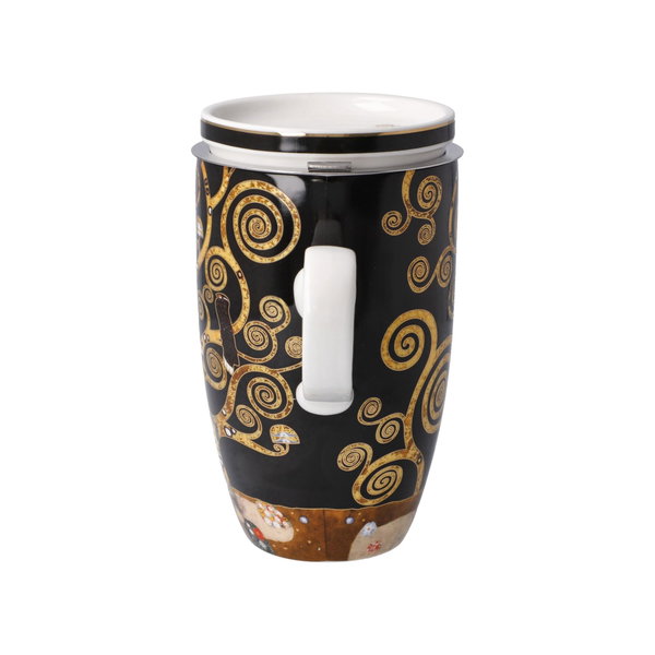 Goebel Teetasse mit Sieb und Deckel 'Lebensbaum'