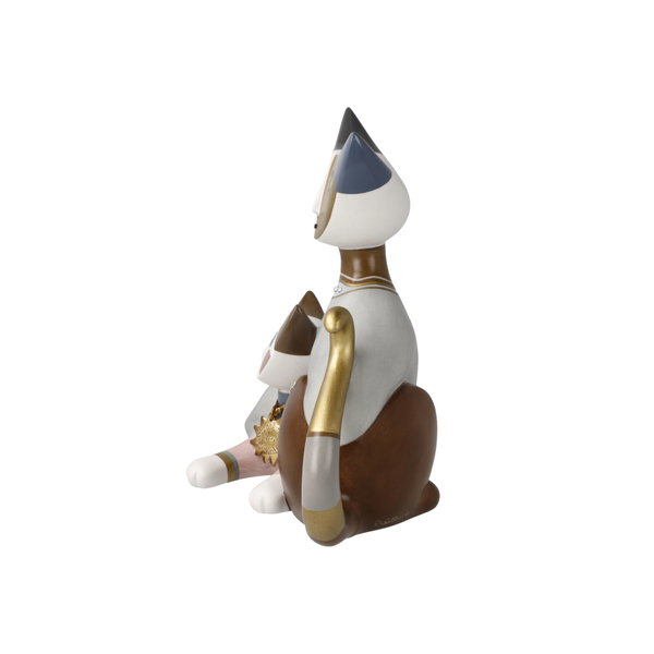 Porseleinen figuur 'Emma and Milo' van Rosina Wachtmeister 11x17x21,5cm