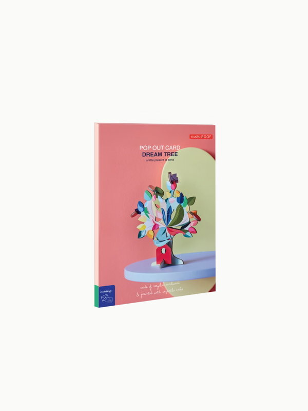 Sculture di carta 'Colorful Bird Tree'