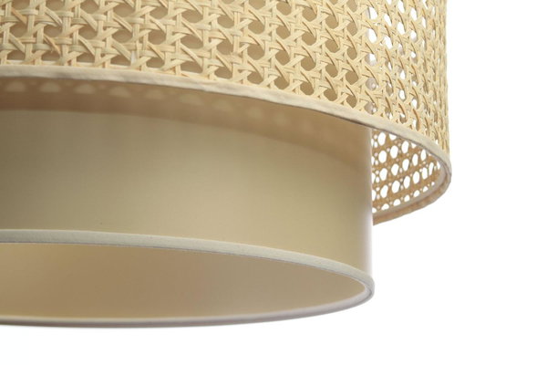 Pendelleuchte 'Rattan Lacey Warm 1'