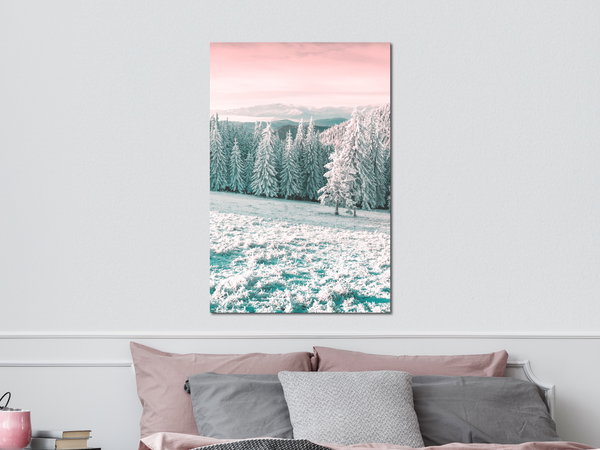 Kunstdruck auf Leinwand 'Severe Winter Vertical'