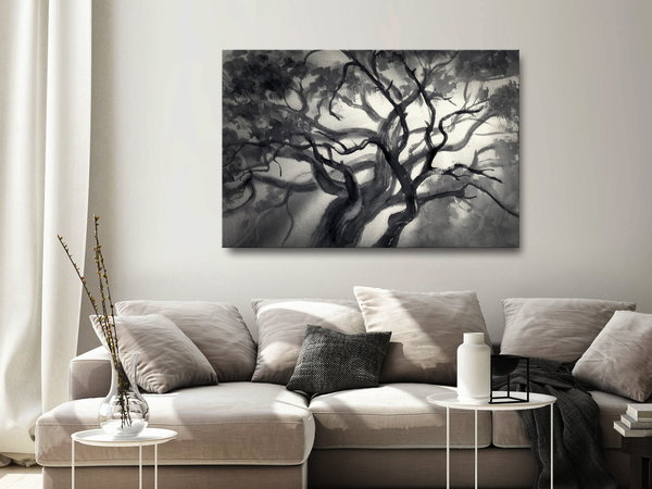 Kunstdruck auf Leinwand 'Lighted Branches Wide'