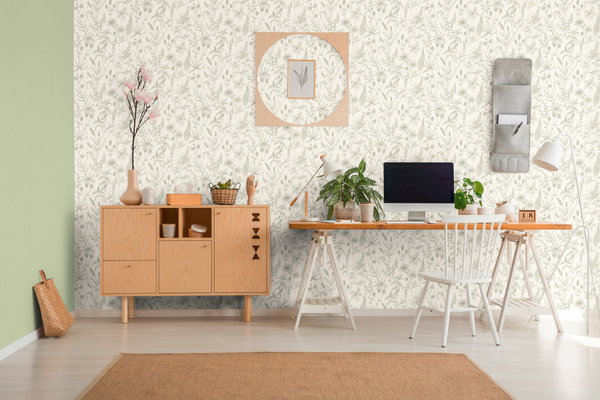 Tapete 'Leafy Harmony' 53x1005cm