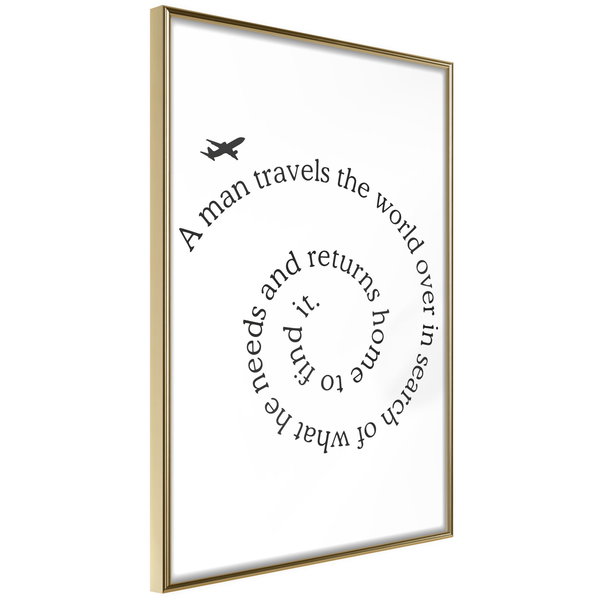 Poster 'Travel Broadens the Mind'