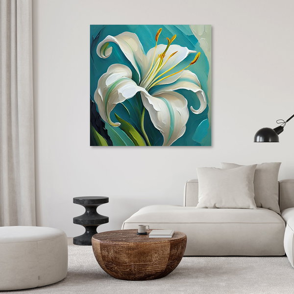 Kunstdruck auf Leinwand 'Graceful Lily 1'