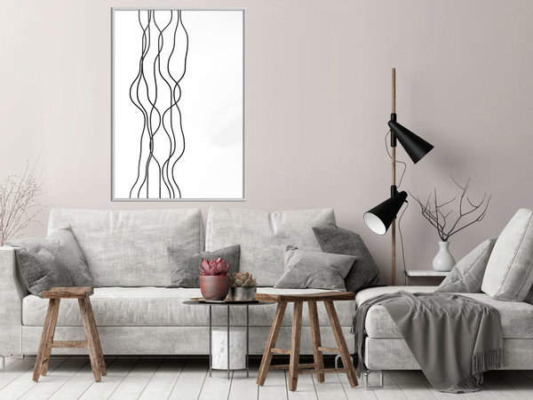 Poster 'Wavy Lines'