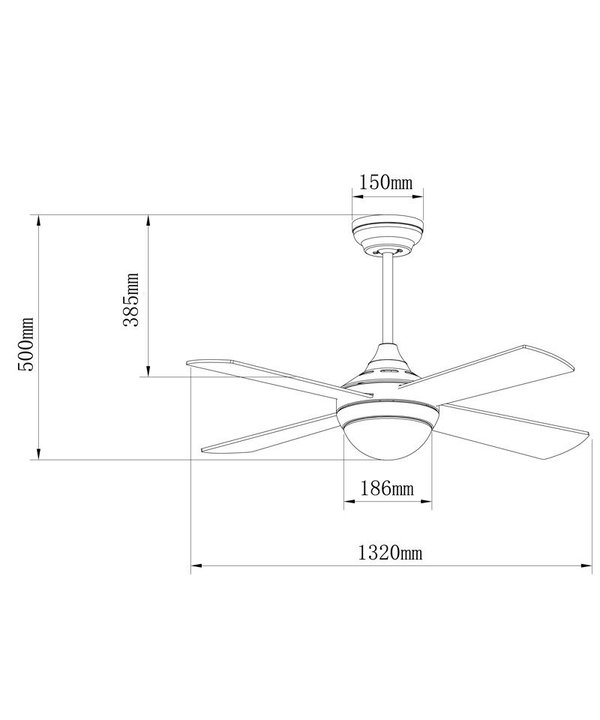 Ventilatore da soffitto 'Tempo SV'