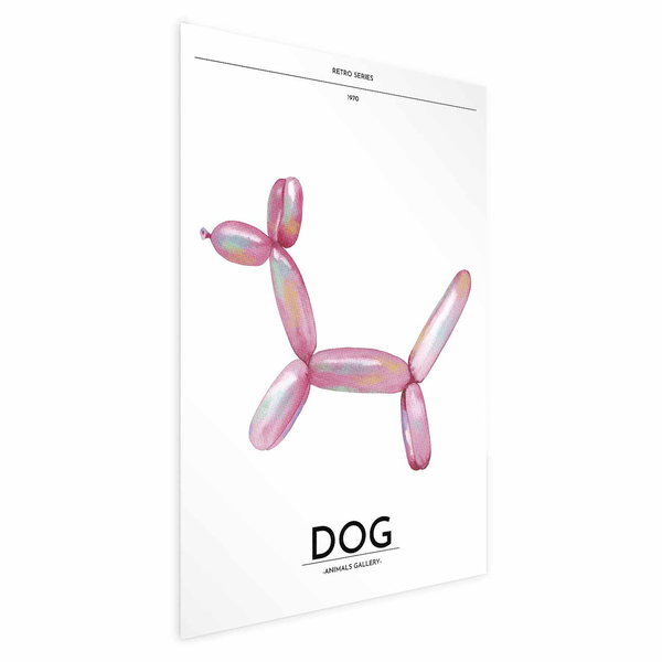 Poster 'Balloon Dog - Retro Color'