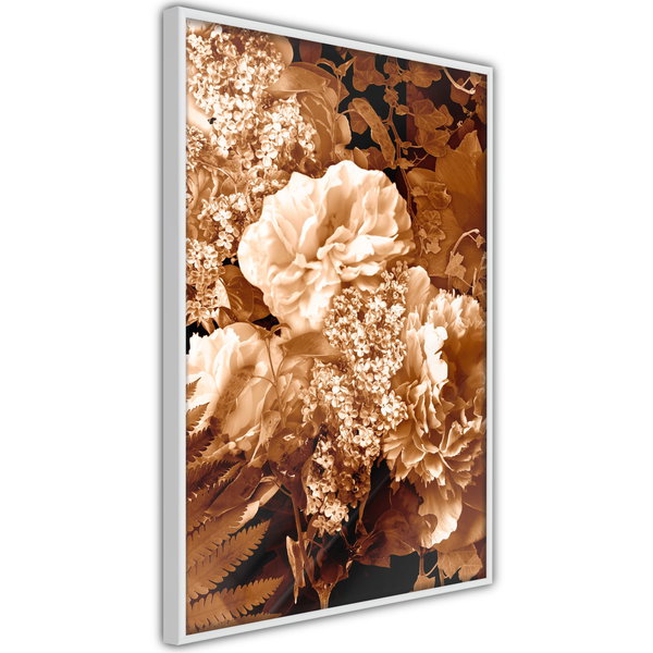 Poster 'Bouquet in Sepia'
