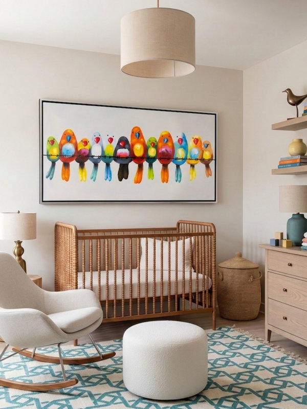 Handpainted Painting 'Friends for Life' | incl. certificate of authenticity