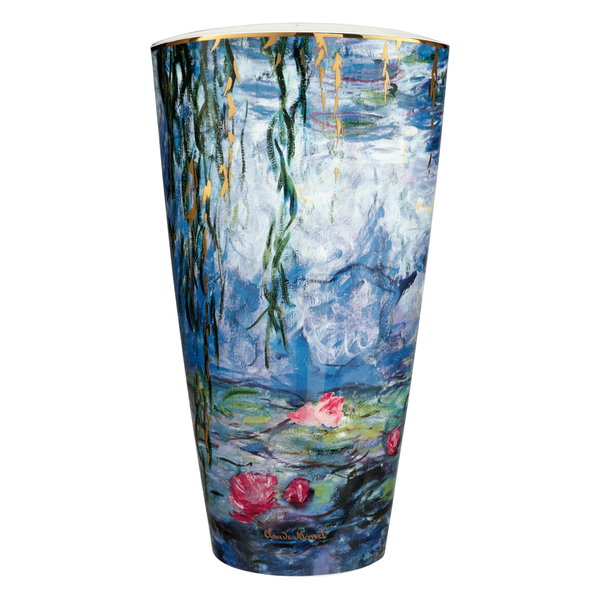 Porzellan Vase 'Magische Schönheit 2' von Claude Monet 20x50x27,5cm