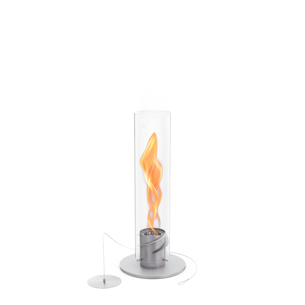SPIN 900 Tabletop Fireplace grey | Exterior &amp; interior