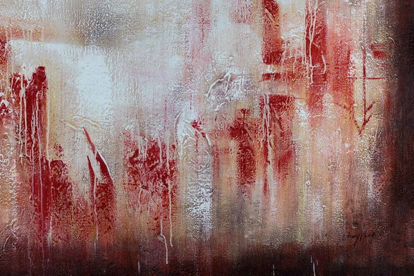 Pintura aplicada con generosidad