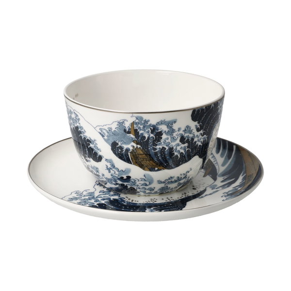 Goebel Tasse mit Untertasse 'Die Welle'