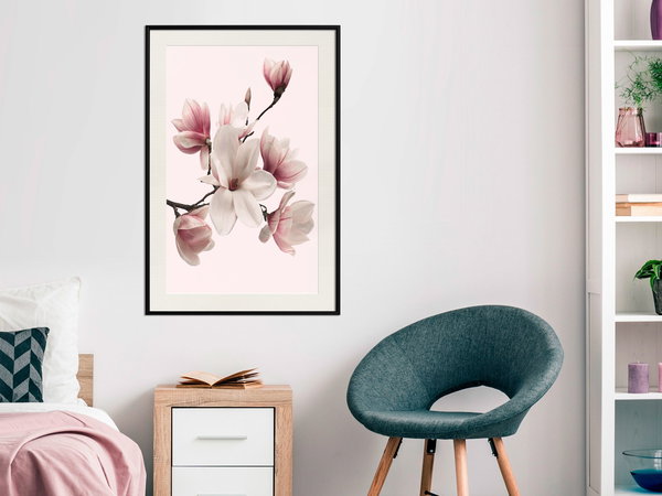 Poster 'Blooming Magnolias I'