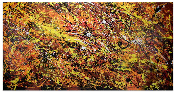 Großzügig aufgetragene Farben