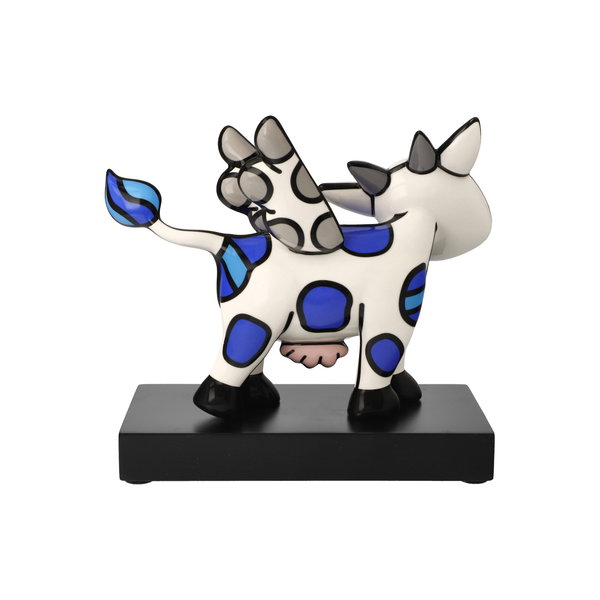 Porzellan Figur 'Die fliegende Kuh' von Romero Britto 20x19x9cm