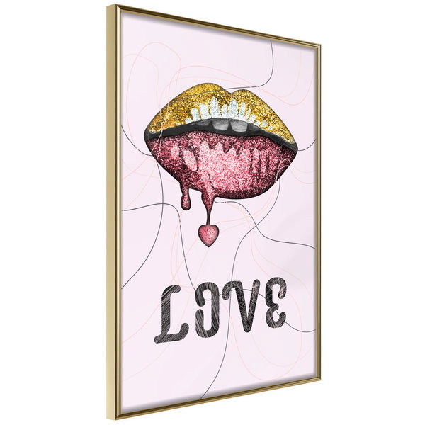 Poster 'Liquid Lips'