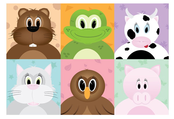 Tapeta 'Happy Animals'